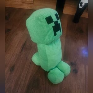 Pre-loved Minecraft Creeper Stuffed Toy With TNT Explosion Sound
